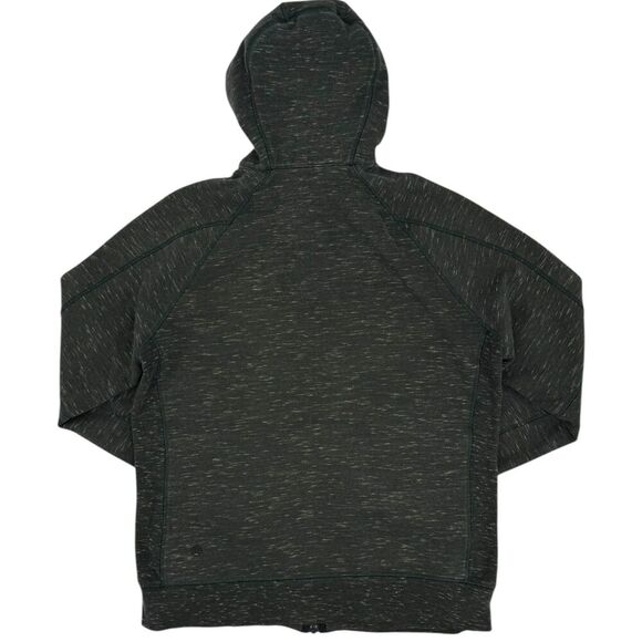 Lululemon Men's Best Coast Full Zip Hoodie Heathered Marled Fuel Green Large - Picture 4 of 11